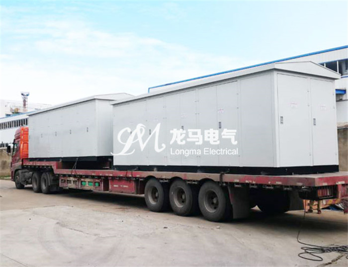彩鋼板10kv歐式箱變施工